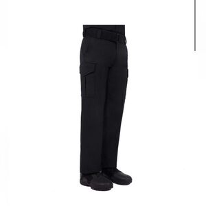 BLAUER 8565 Side Pocket Wool Blend Trousers Pants Black Mens 37 regular X 31 NWT